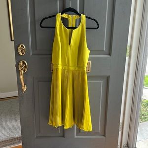 Mustard color dress, new condition